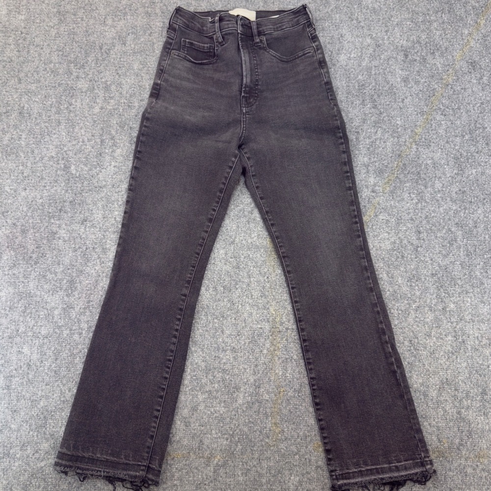 Everlane Authentic Stretch Slim Bootcut Jeans Faded Black Size 27